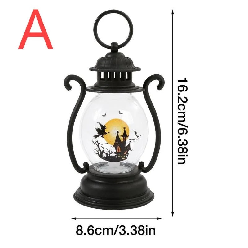 New Halloween Decorations Retro KeroseneLamp Halloween Hanging Ornaments Small Oil Lamp Lantern Christmas Crafts Christmas Thing