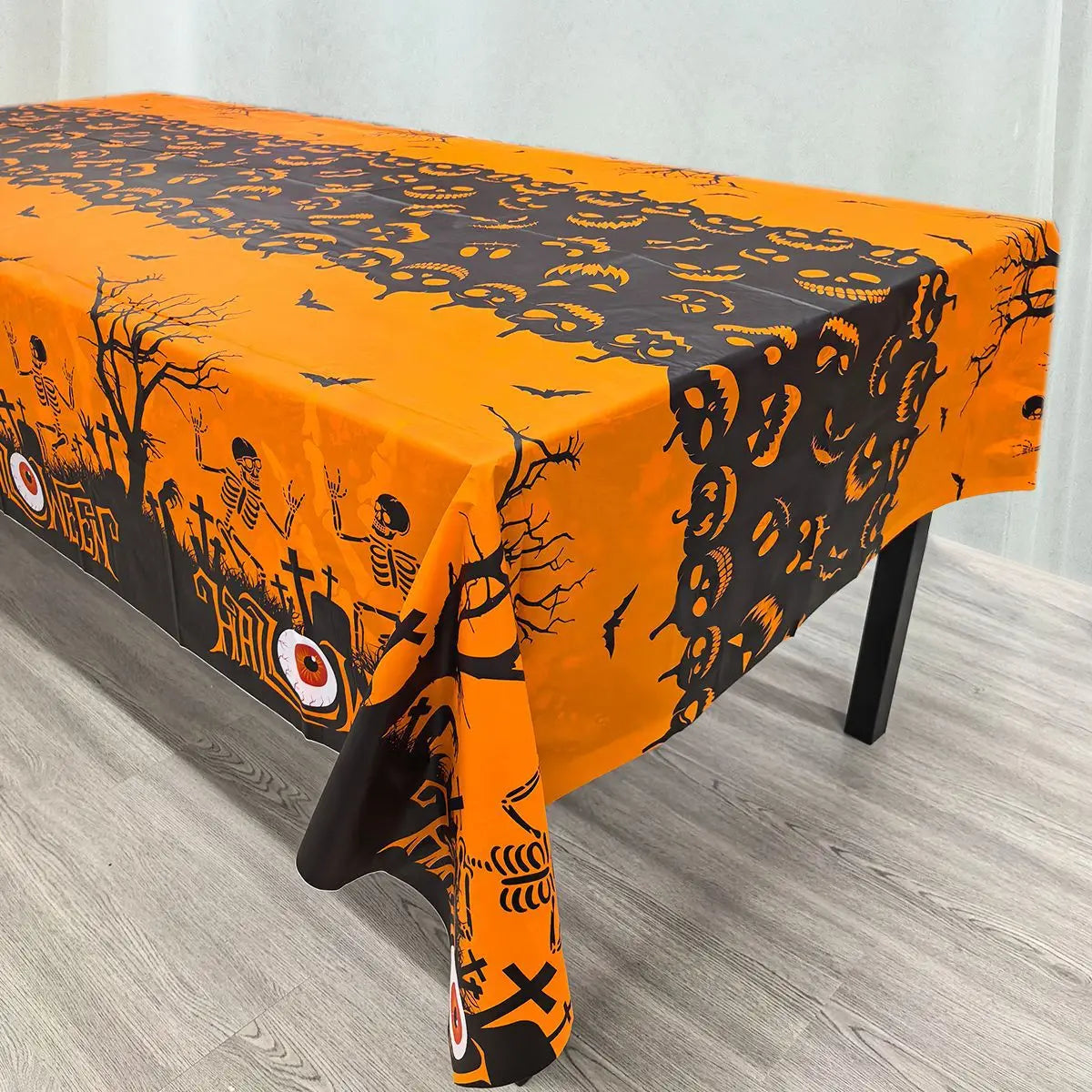 JupiGlow Polyester Halloween Tablecloth