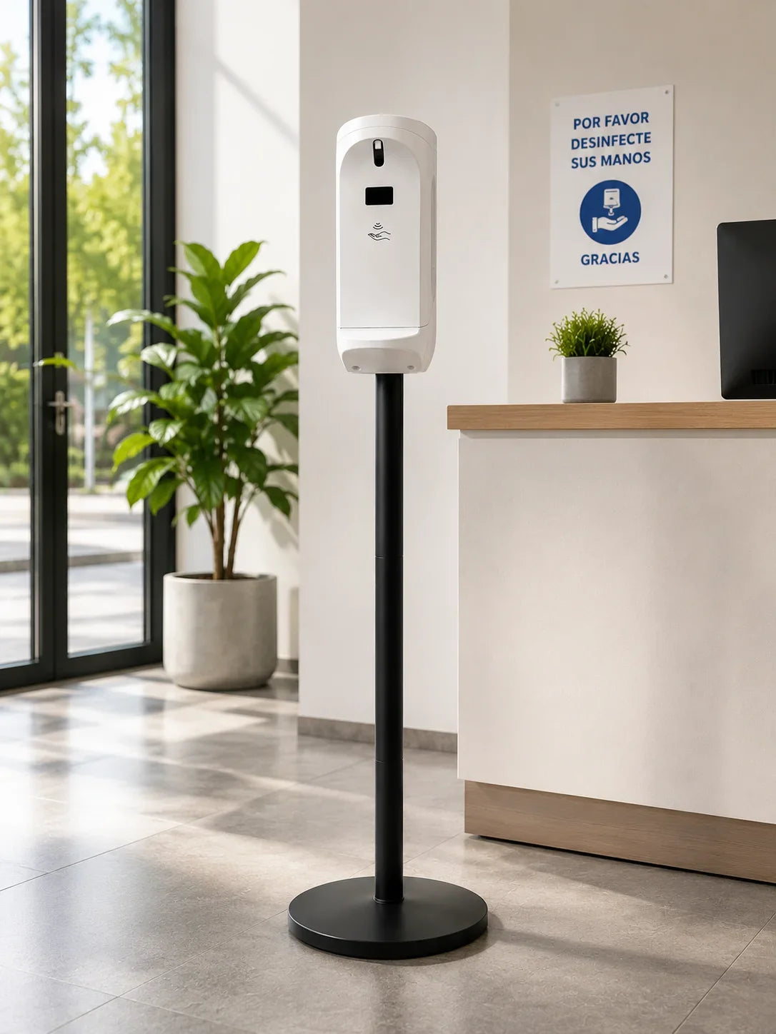 Automatic Soap Dispenser, 1500 ml Contactless Infrared Gel, Soap and Foam Dispenser with Stand for Offices and Schools - product view 5