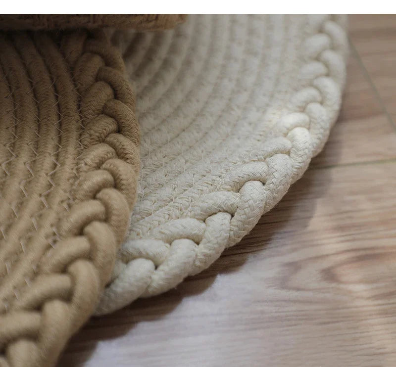 Braided Jute Rug Mat, Solid Anti-Slip 65 x 45 cm Doormat for Entryway, Bathroom, Kitchen and Home Floors - product view 6