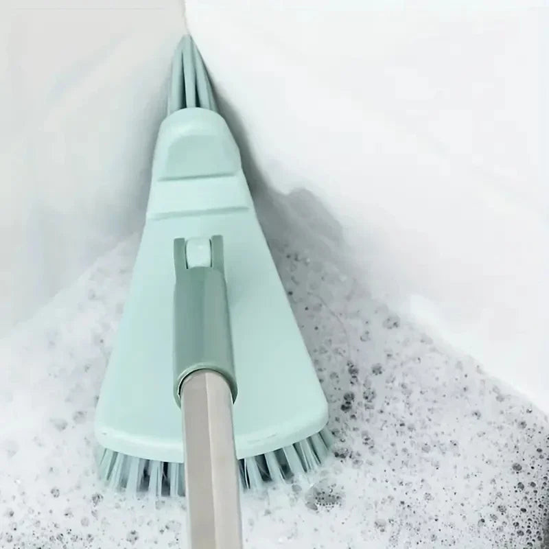 Long-Handled Triangular Crevice Cleaning Brush, Hard Bristles for Bathroom Tiles, Floor Gaps and Narrow Spaces - product view 6