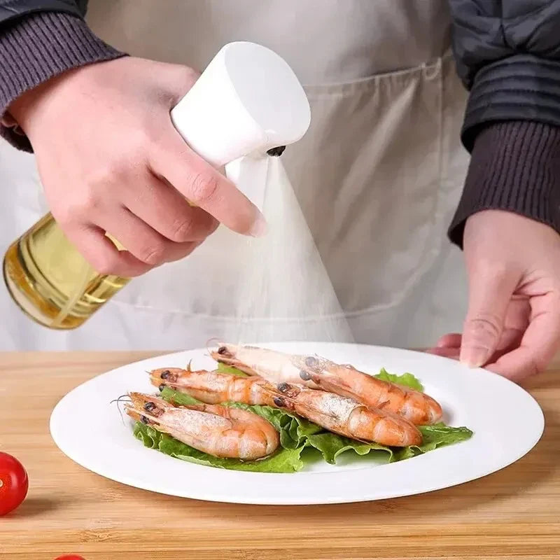 Oil Spray Bottle, Manual PET Cooking Oil Dispenser, 200ml or 300ml for Olive Oil, Vinegar, Soy Sauce, Baking and BBQ - product view 6
