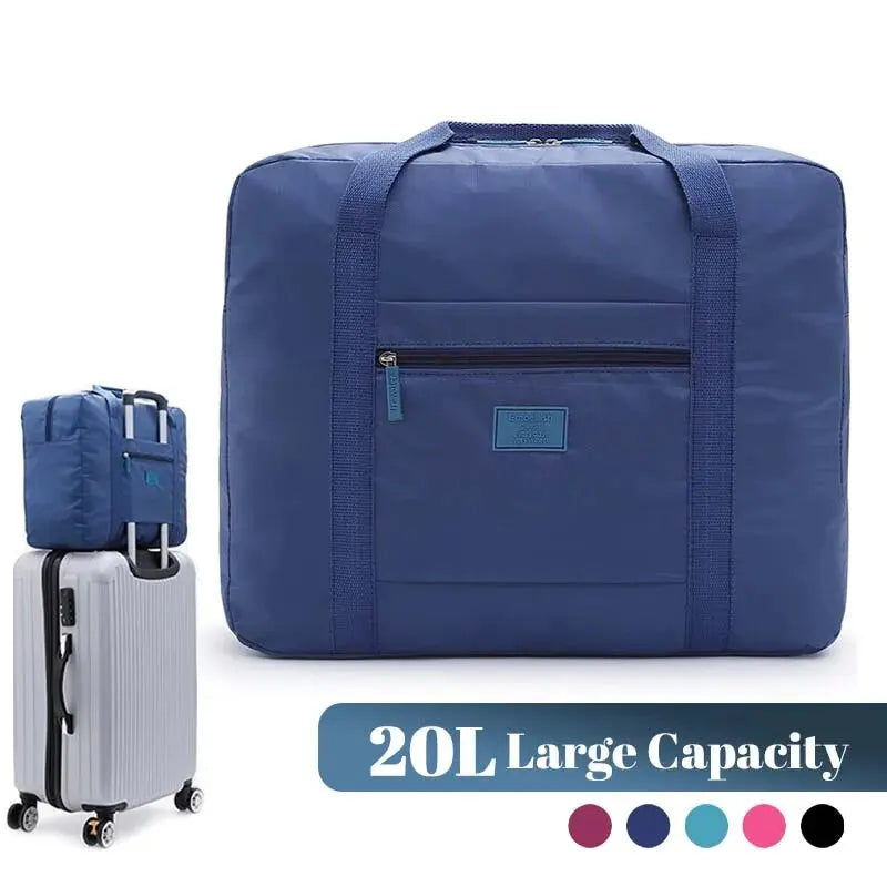 Foldable Travel Duffel Bag, Lightweight Casual Weekender and Carry-On Tote with 20L Capacity - product view 6
