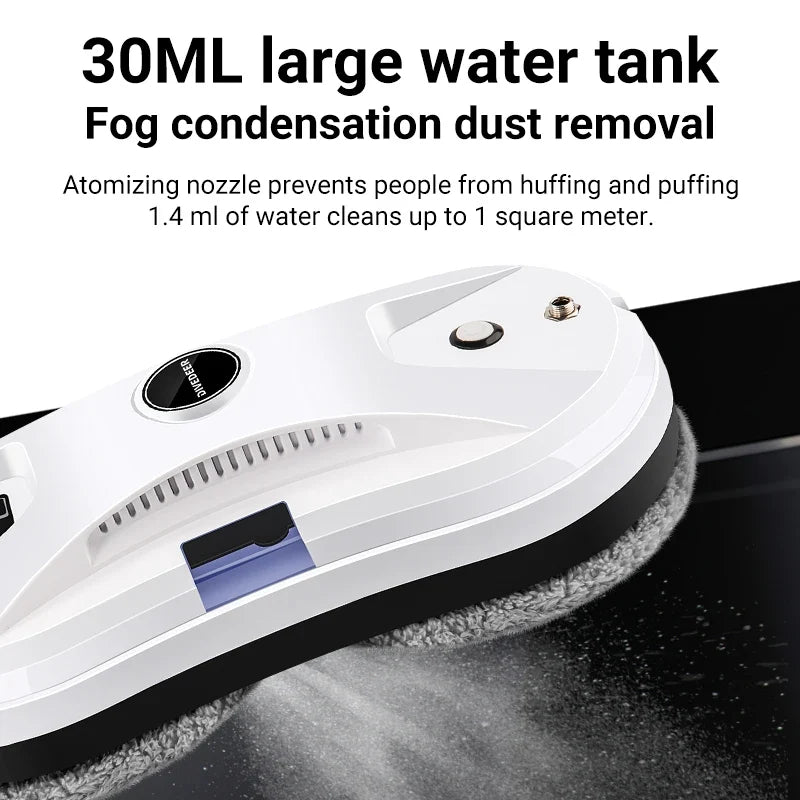 Magnetic Window Cleaning Robot, Automatic Water Spray, Anti-Fall Design, Remote Control, EU Plug, 100–240 V - product view 6