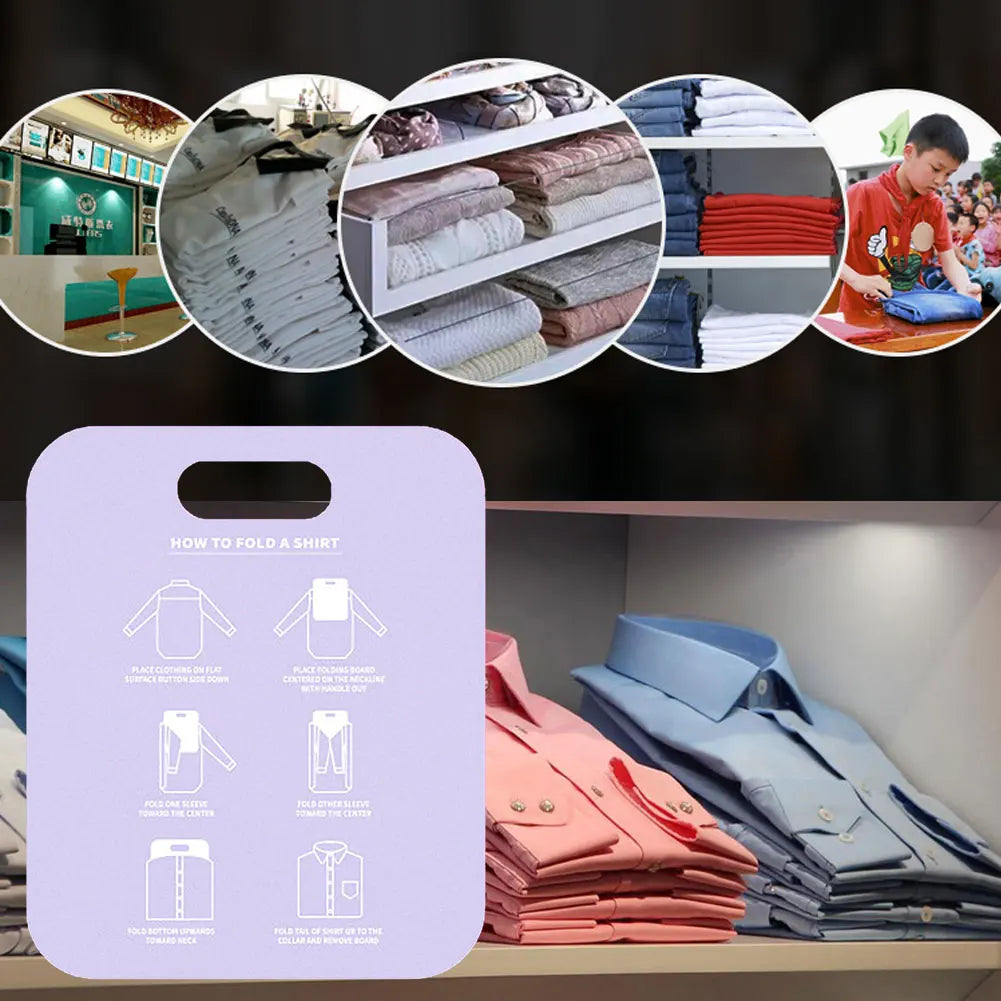 Clothes Folding Board, 30 x 25 cm Laundry Folder for T-Shirts, Pants and Sweaters, 1 or 2 Piece Options - product view 6