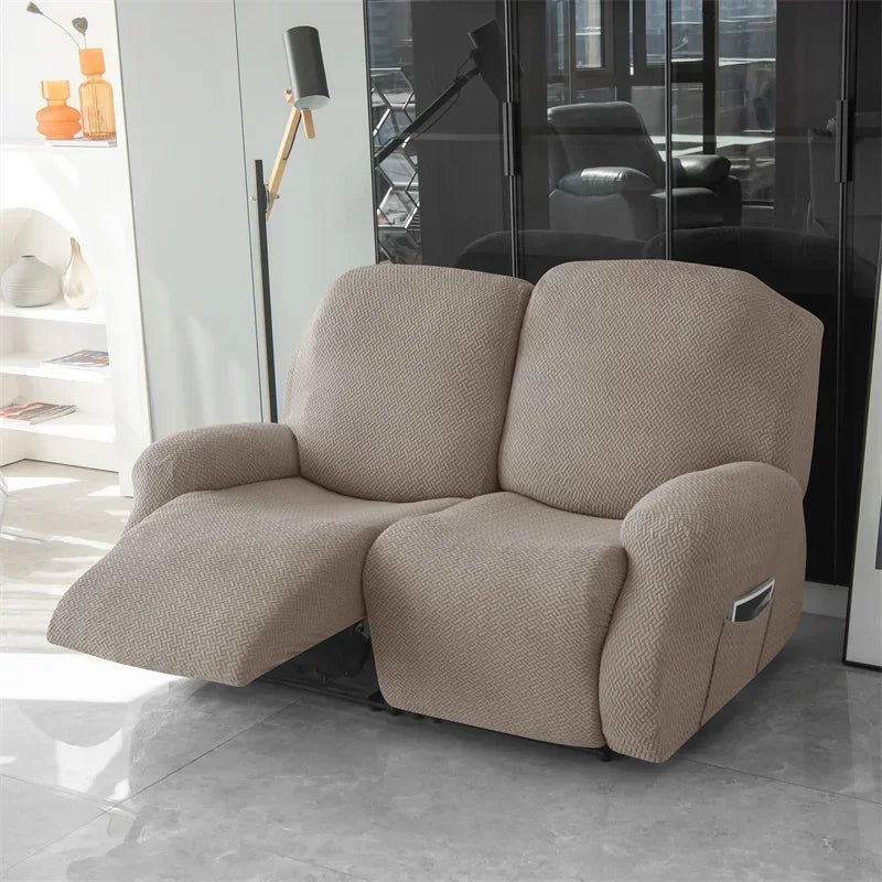 Jacquard Sofa Cushion Cover, Stretch Polyester Slipcover, Machine-Washable Recliner and Sofa Protection for Home - product view 6
