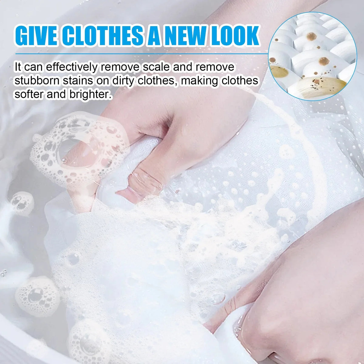 Washing Machine Cleaner Tablet, Effervescent Laundry Stain Remover for Deep Cleaning and Odor Elimination - product view 6