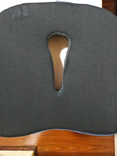 Memory Foam Chair Cushion, Breathable Polyester Cotton Seat Cushion for Office, School, Driving and Travel, Grey - product view 6