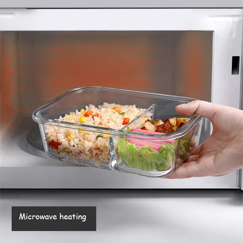 Glass Bento Lunch Box with Lid, glass food containers product view 6