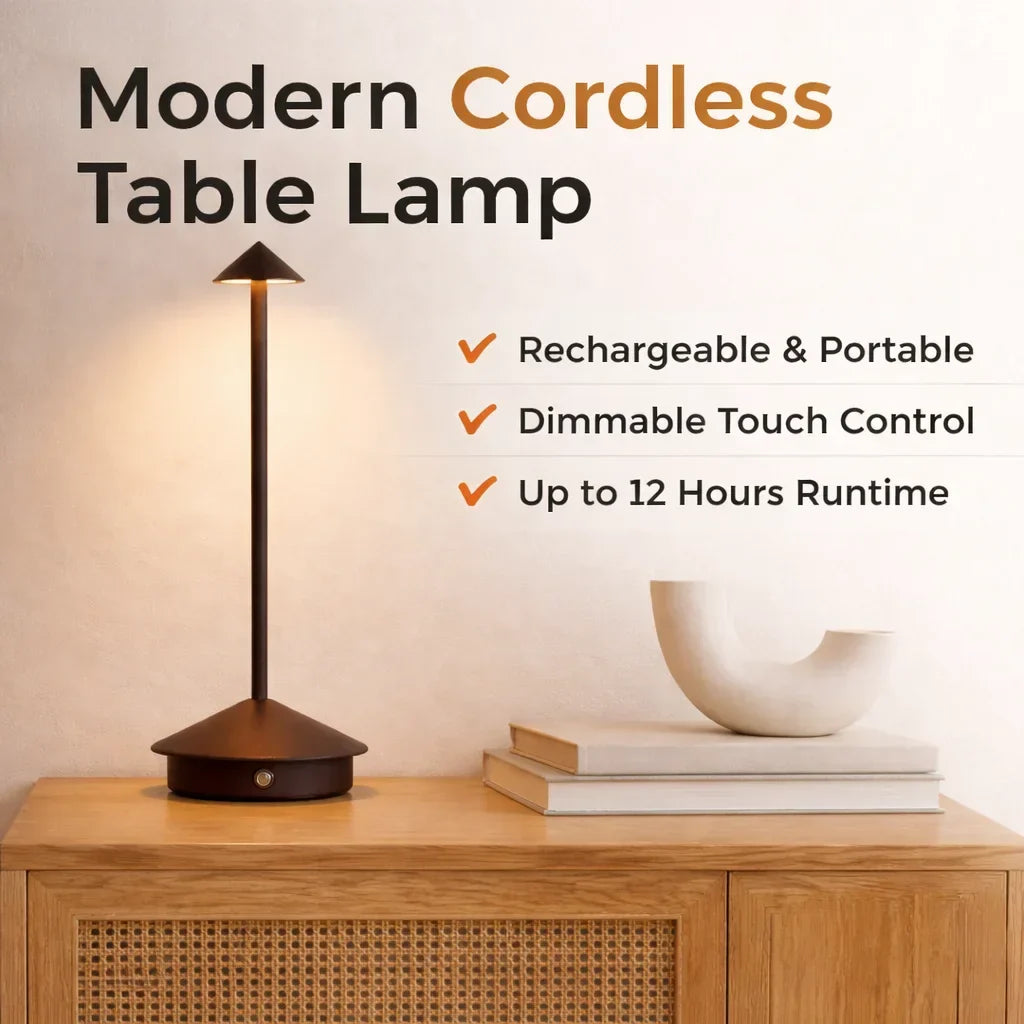 Rechargeable LED Table Lamp, product view 6