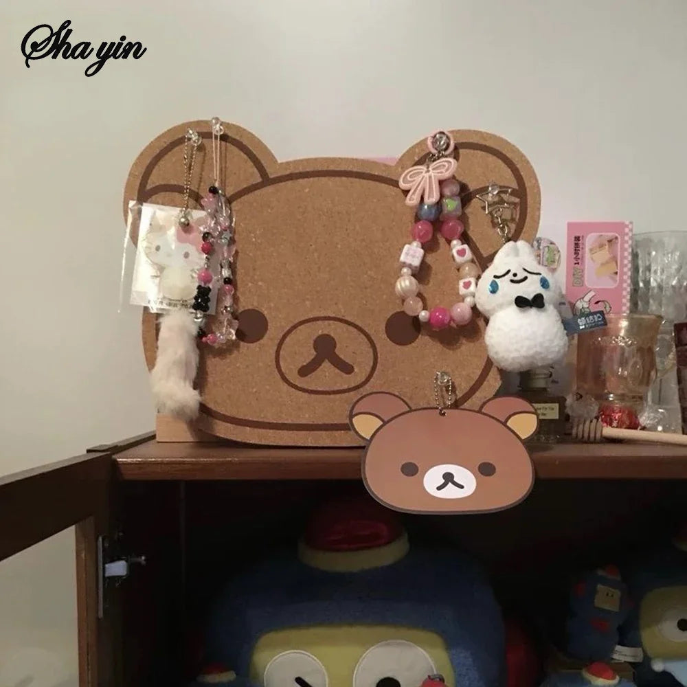 Cartoon Felt Wall Board, Non-Drilling Dorm Décor for Photos, Notes and Messages, Available in 24x30 cm or Multi-Piece Sets - product view 6
