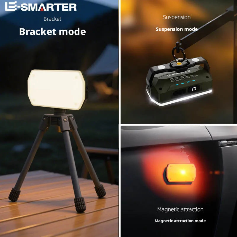 Rechargeable Camping LED Lantern, Portable Emergency Light with Strong Magnetic Mount, Compact Lithium Battery Work Light - product view 6