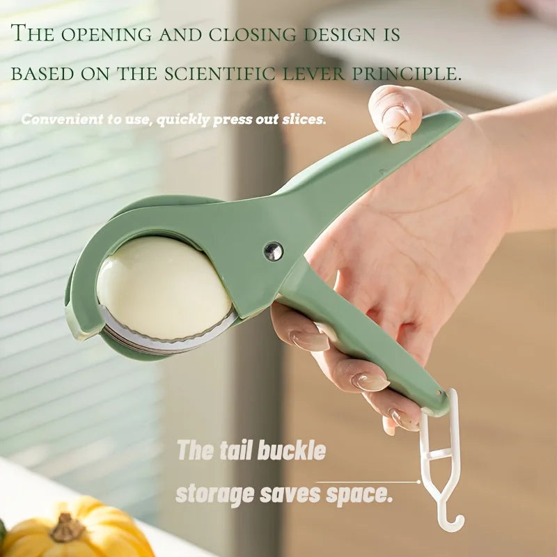 Adjustable Mandoline Slicer, Stainless Steel Blade Vegetable and Fruit Shredder, Green 1-Piece Kitchen Tool - product view 6