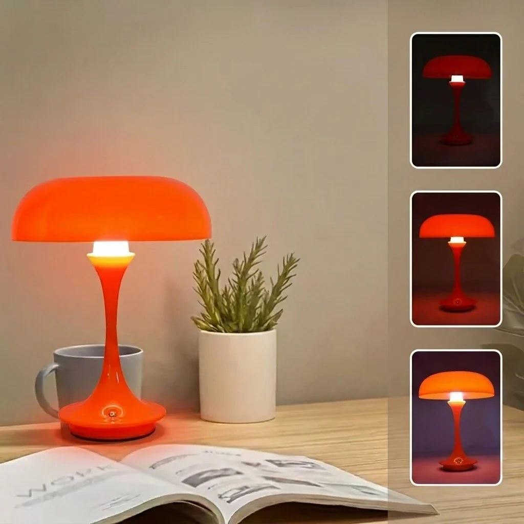 Mushroom Table Lamp, Touch-Control LED Night Light, 3 Colors, Stepless Dimming, 5V ABS Bedside Lamp for Bedroom - product view 6