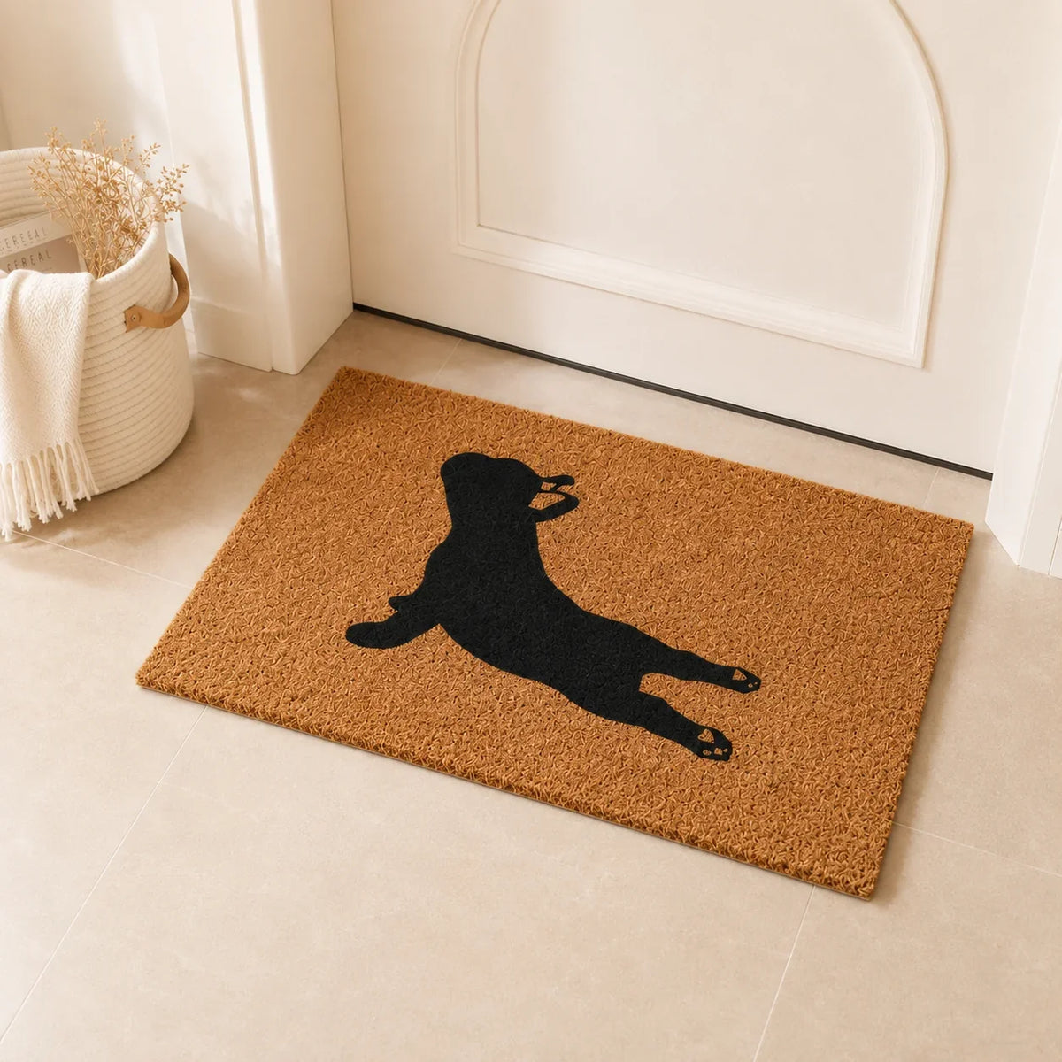 Personalized Pet Coir-Style Doormat, Printed Design, Anti-Slip PP Mat, 40 × 60 cm for Hallway and Front Door - product view 6