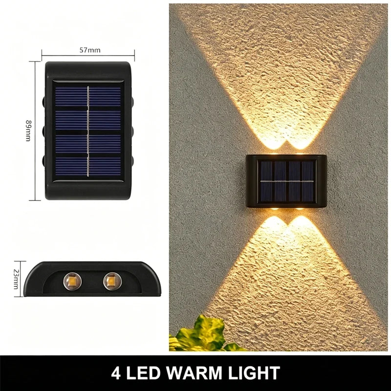 Solar Outdoor Motion Sensor Light, 3 Modes, Waterproof Garden Lamp for Patio, Garage, Courtyard and Walkways - product view 6