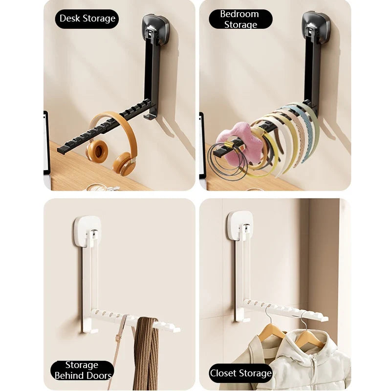 Foldable Suction Cup Drying Rack, over door drying rack product view 6