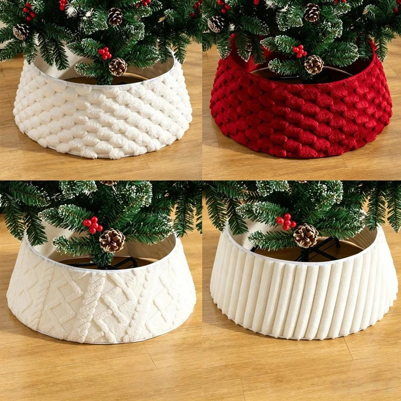 Cloth Christmas Tree Skirt, 40 x 60 x 20 cm or 55 x 72 x 25 cm Options for Holiday Tree Base Décor - product view 6