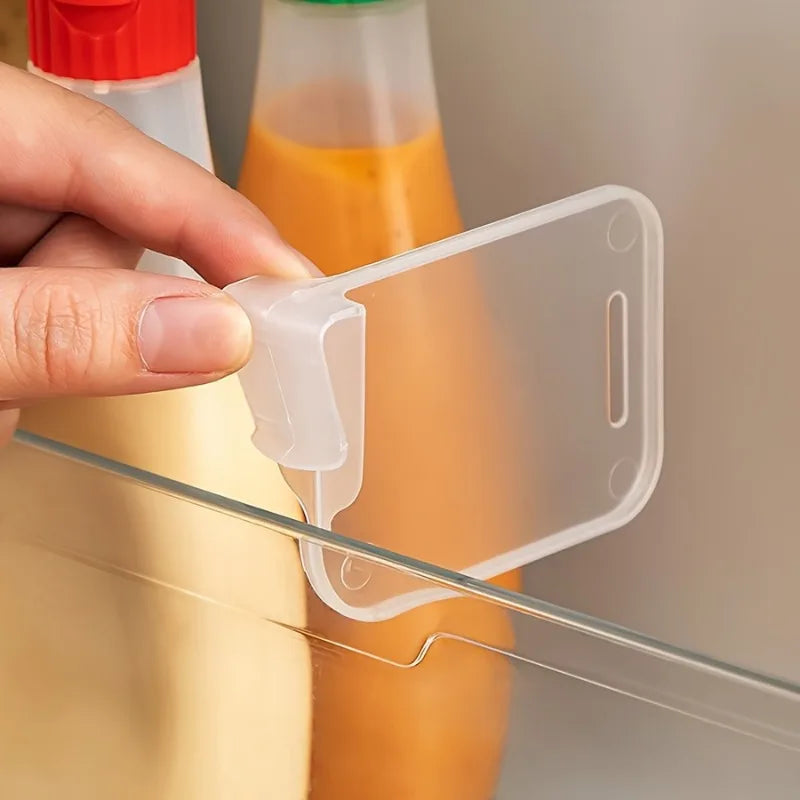 Refrigerator Can Organizer Dividers, Adjustable Plastic Fridge Storage Separators for Bottles and Cans, 1, 10, 30 or 50 Pieces - product view 6