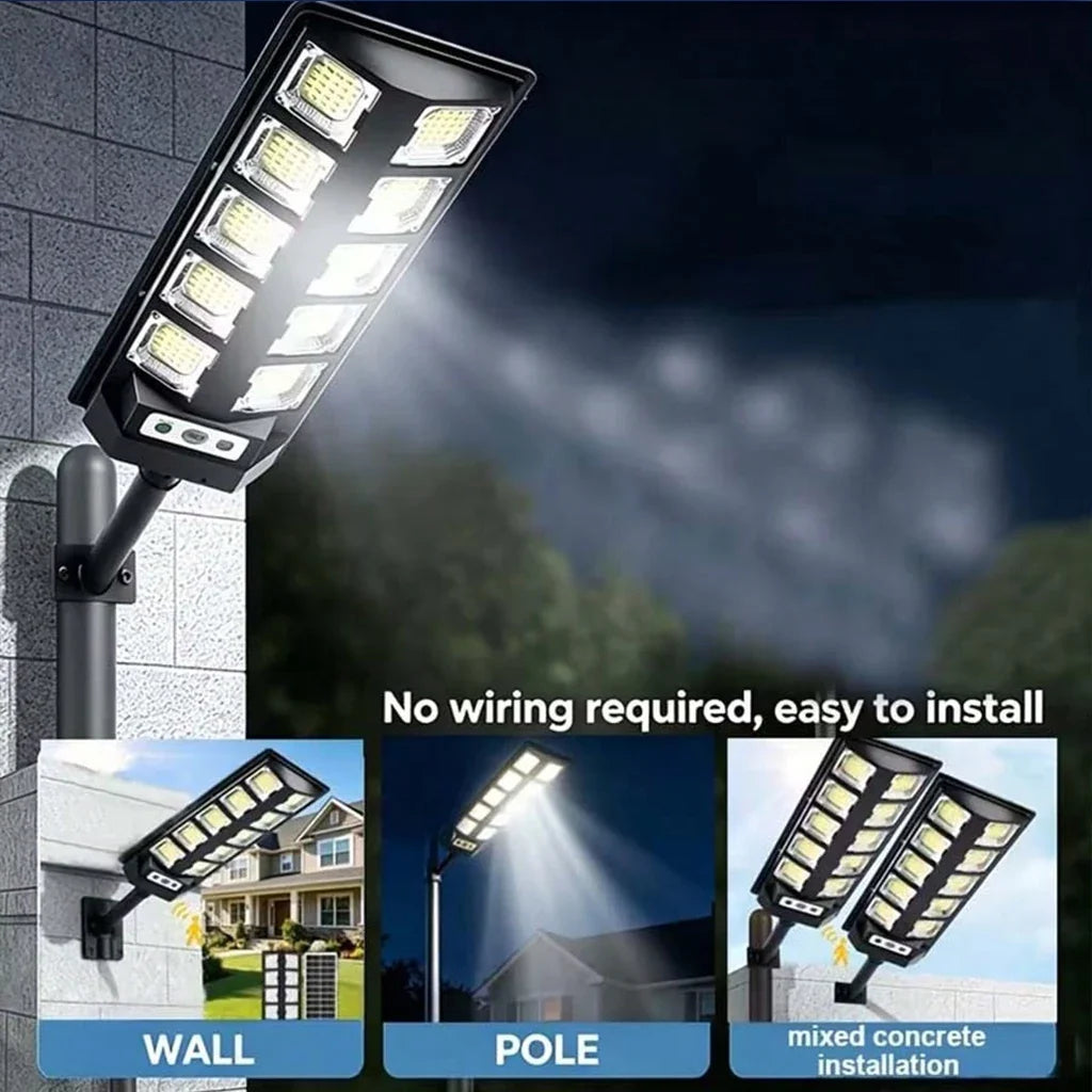 Solar Fence Light, Remote-Controlled Dimmable LED Outdoor Wall Lamp, ABS Solar-Powered Garden and Yard Security Lighting - product view 6