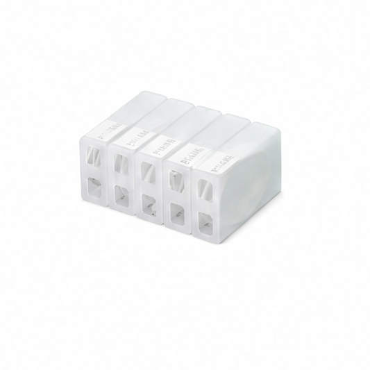 JupiGlow Desktop Cable Storage Box, Glossy Rectangular PP Organizer for Earphone and Electric Wires, Mid, Plus and 5-Box Options