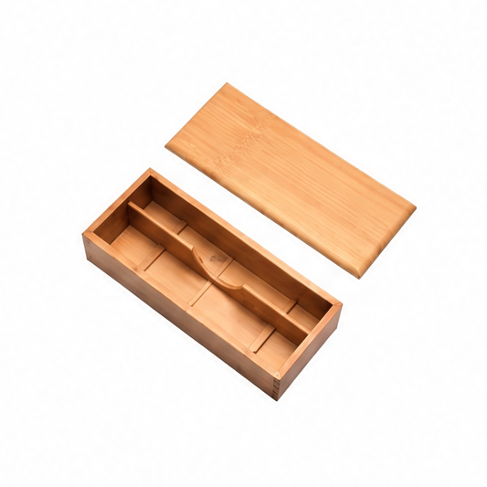 JupiGlow Expandable Bamboo Drawer Organizer for Utensils, Tools, 2/5/6/7/8-Slot Models