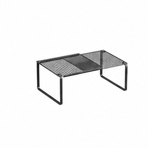 JupiGlow Adjustable Cabinet Shelf Organizer, Stackable Steel Rack, Expandable 27–38 cm or 38–62 cm, 1- or 2-Piece Pantry Storage