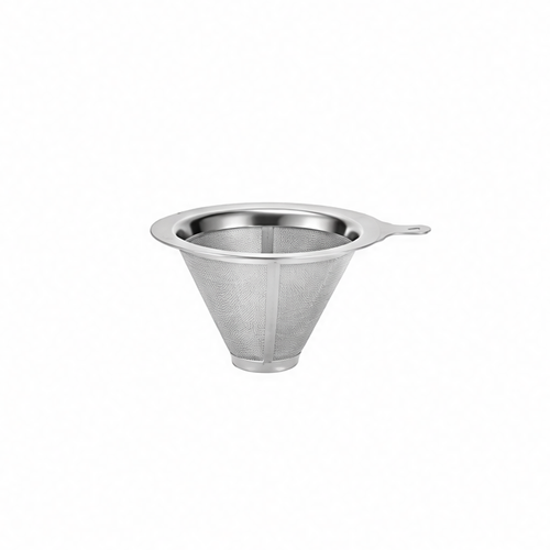 JupiGlow Reusable Coffee Filter Holder, Double-Layer Stainless Steel Coffee and Tea Strainer with 1PC or Silver and Gold Set Options