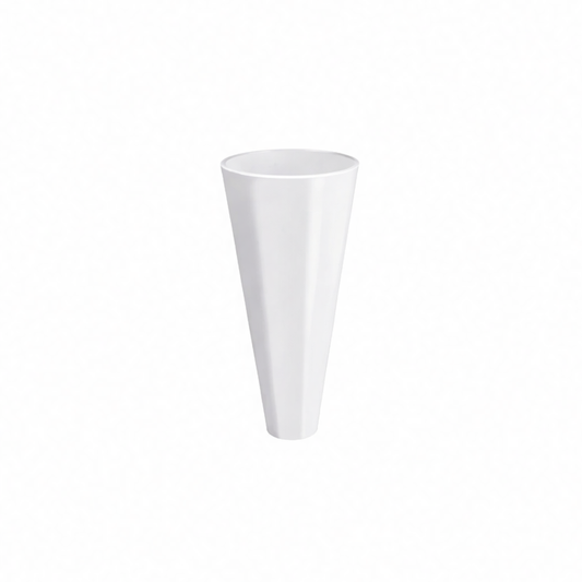 JupiGlow Hanging Balcony Planter, Modern Plastic Wall-Mounted Flower Pot, Round or Cone Shape, 1PC to 10PCS Options