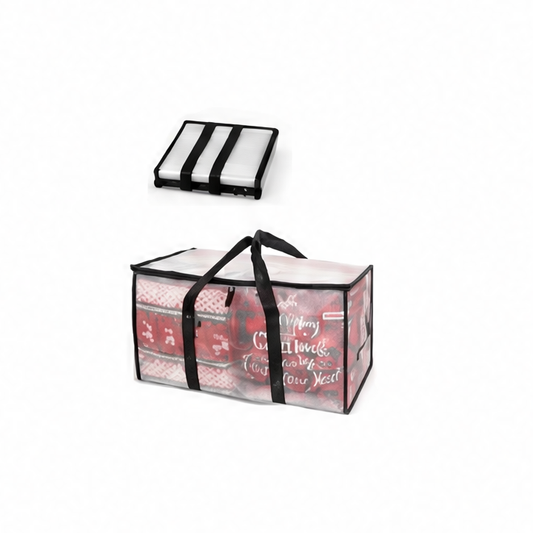 JupiGlow Foldable Quilt Storage Bags with Reinforced Handles, Zippered PE Moving Totes for Clothes, Bedding and Home Organization