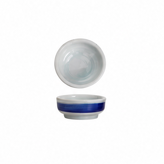 JupiGlow Japanese Ceramic Seasoning Bowl, 3-Inch Round Solid Under-Glazed Dish, Mini Sushi Tableware for Sauces and Décor