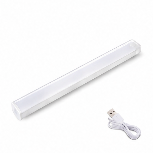 JupiGlow Wireless LED Cabinet Light, Rechargeable Type-C Motion Sensor Night Light, 10–50CM Options for Wardrobe, Kitchen and Stairs