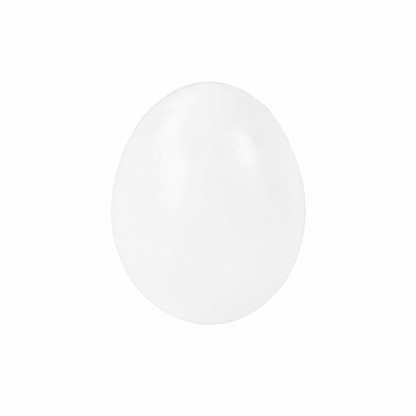 JupiGlow Easter Simulation Eggs, PVC DIY Painting Craft Decorations, 10-Piece or 30-Piece Sets, Deep Pink or Milky White