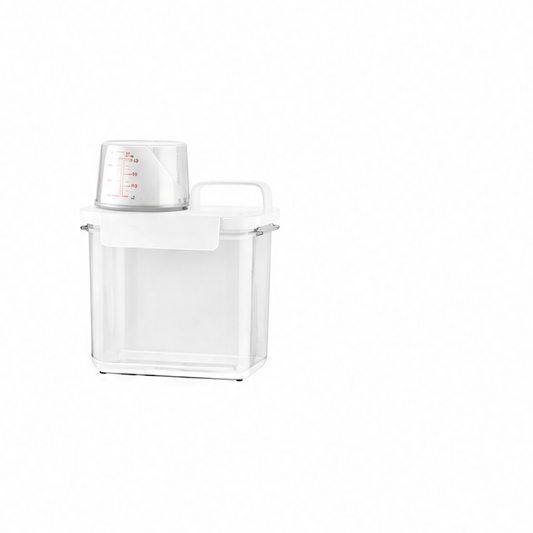 JupiGlow Airtight Laundry Detergent Storage Container, Plastic Refillable Dispenser with Lid, Labels and 1100ml to 2300ml Options