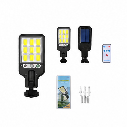 JupiGlow Solar Motion Sensor Driveway Light, COB LED Outdoor Security Lamp, 270° Sensor, 1200–1500 lm, 1–4 Pack Options