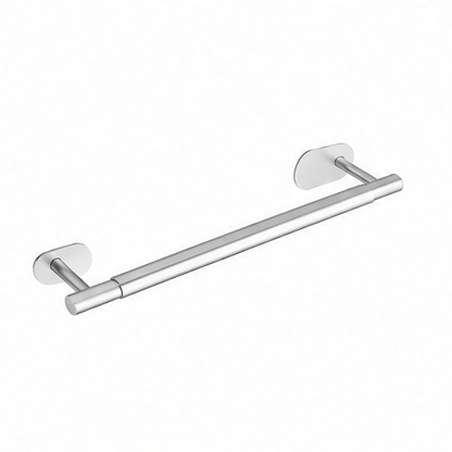 JupiGlow Retractable Wall-Mounted Towel Bar, Stainless Steel Hanging Rack with Hook, 50–60 cm, No-Drill or Drill