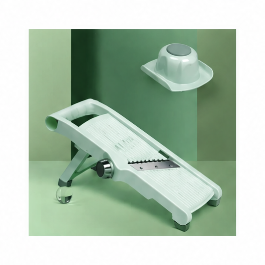 JupiGlow Adjustable Mandoline Slicer, Stainless Steel Vegetable and Fruit Cutter with Adjustable Knob for Potatoes and Lemons