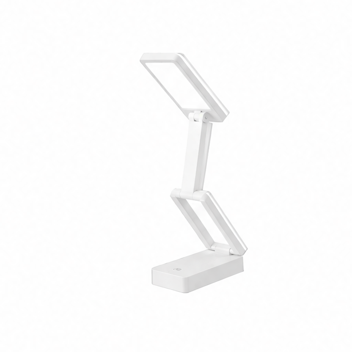 JupiGlow Folding Rechargeable LED Desk Lamp, Touch On/Off Control, Portable Night Light, ABS Body, A or B Body Color