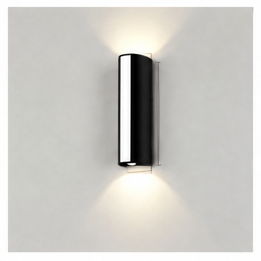JupiGlow Modern Outdoor LED Wall Light, 10W AC Fixture with ABS Body, IP66 Protection and Warm or Cold White Options for Home