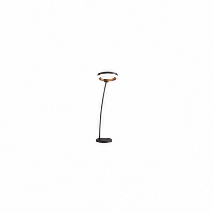 JupiGlow C-Shaped LED Arch Floor Lamp, 16–20 W, 40 or 60 cm Ring, Warm, Cool, Tri-Color or Remote Dimming