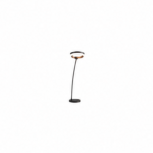 JupiGlow C-Shaped LED Arch Floor Lamp, 16–20 W, 40 or 60 cm Ring, Warm, Cool, Tri-Color or Remote Dimming