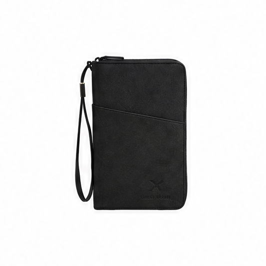 JupiGlow RFID Blocking Passport Holder, Multi-Functional Travel Document Organizer for Multiple Passports, Tickets and Cards