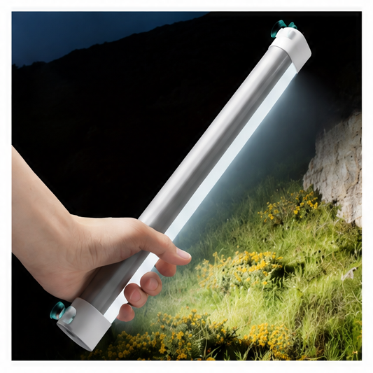 JupiGlow Rechargeable LED Lantern, Magnetic Attachment, Hand Strap, Lithium-Ion Battery, Portable Light for Camping and Emergencies