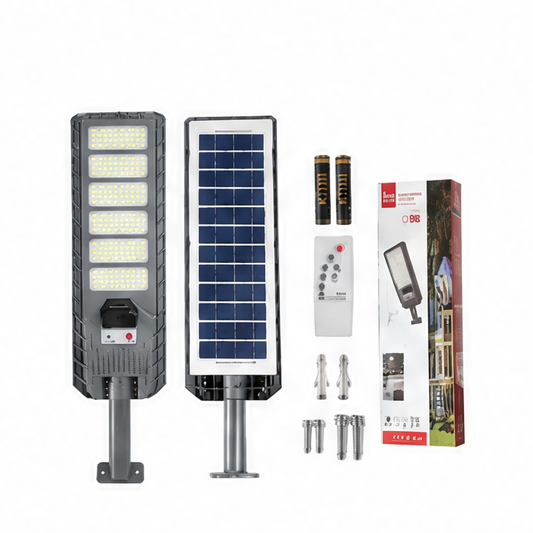 JupiGlow Solar Flood Light, 167-LED Outdoor Garden and Wall Lamp with Remote Control, Motion Sensor and 12000mAh Battery