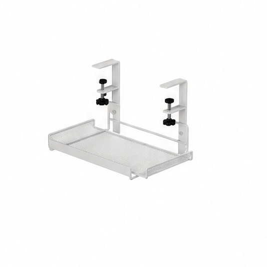 JupiGlow Adjustable Iron Storage Shelf, Reusable Single-Tier Wardrobe and Cabinet Organizer, S1–L4 Options for Sundries