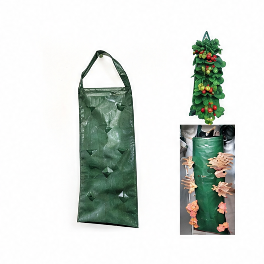 JupiGlow Vertical Wall Planter Bags, 4, 8 or 10 Pockets, Breathable Hanging Grow Bag for Herbs, Flowers and Patio Plants