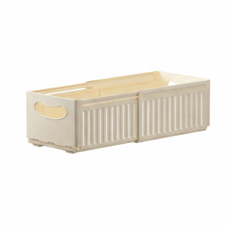 JupiGlow Retractable Cabinet Organizer, Reusable Plastic Storage Basket with Multiple Uses, Wide or Narrow Options