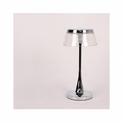 JupiGlow Rechargeable LED Table Lamp, Metal and Plastic Body, Included Bulbs and Battery, 5V Power, Changeable Light Color for Bedroom