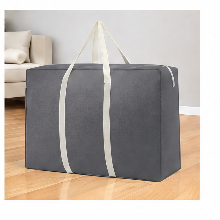 JupiGlow Quilt Storage Bag, Waterproof Non-Woven Fabric Organizer, Dust-Free Large-Capacity Clothing and Bedding Duffel in Nine Size-Color Options
