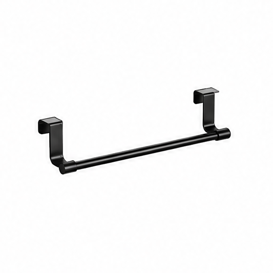 JupiGlow Over Door Towel Rack, Stainless Steel Hanging Bar with No-Tool Installation, 23 cm or 36 cm for Kitchen and Bathroom